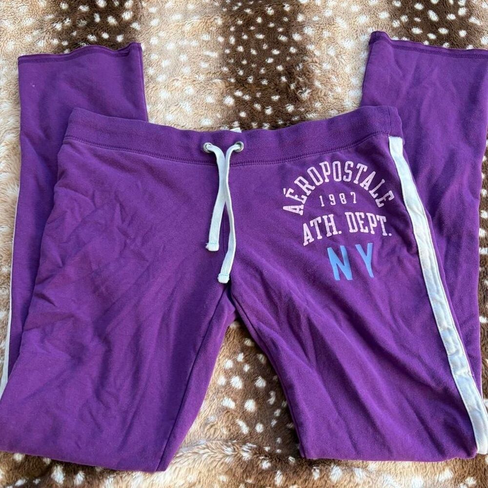 Aeropostale Women's Purple Trousers